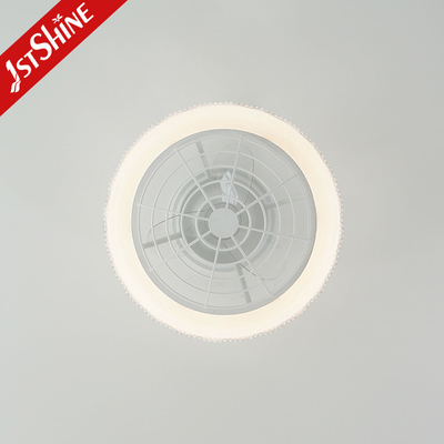 Acrylic Shell LED Ceiling Fan Dimmable LED Light Fan With Quite DC Motor