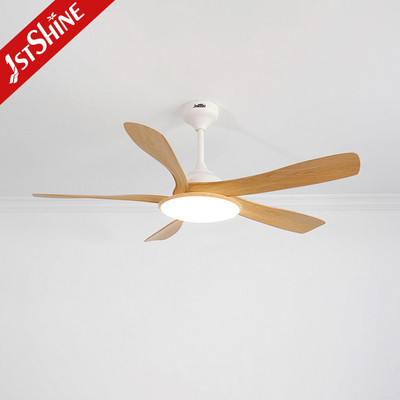 56" ABS Ceiling Fan Lamp 3 Color Dimmable Led Light For Living Room