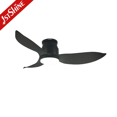 Black 48 Inch Ceiling Fan With Light And Remote Control Quiet High Speed