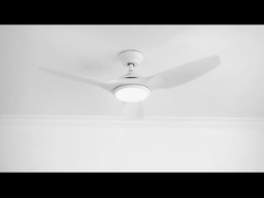 3 تیغه پلاستیکی ABS DCF FS52920 DC موتور پنکه سقفی باد طبیعی