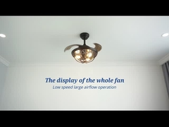 چراغ پنکه سقفی جمع شونده OEM 42 اینچی CCC CE ROHS SAA CB ETL تایید شده