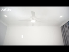 پنکه سقفی سفید ریموت کنترل 6 سرعته موتور Dc با 4 تیغه ام دی اف