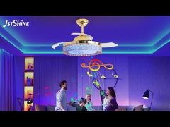 تغییر رنگ ۳۰۰۰ کیلو متراکم فن سقف چراغ برای اتاق خواب هتل