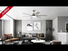 پنکه های سقف 58 اینچی اتاق خواب با چراغ های برگشت پذیر خاموش موتور DC