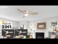 فن سقفی پلاستیکی سفید / OEM برای سقف پایین با کنترل برنامه هوشمند تایمر