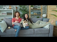 42 اینچ فن سقف با لامپ AC موتور هوشمند کنترل 4 تیغه چوبی