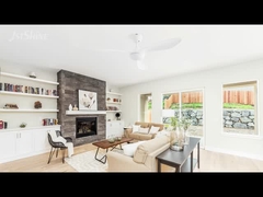 پنکه سقف 52 اینچی سفید با چراغ LED و کنترل از راه دور موتور DC