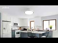 پنکه سقفی 18 اینچی بدون تیغه با نور ️ موتور DC، طراحی کم پروفایل برای اتاق خواب