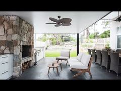 طراحی الهام گرفته از مناطق گرمسیری، پنکه سقفی با موتور DC با اندازه 52 اینچ و 5 پره ABS