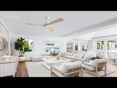 نگاهی نزدیک‌تر: پنکه سقفی چوبی 52 اینچی - موتور DC، 3 پره، کنترل از راه دور 6 سرعته