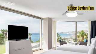 چراغ ال ای دی پنکه سقفی جمع شونده 36 اینچی