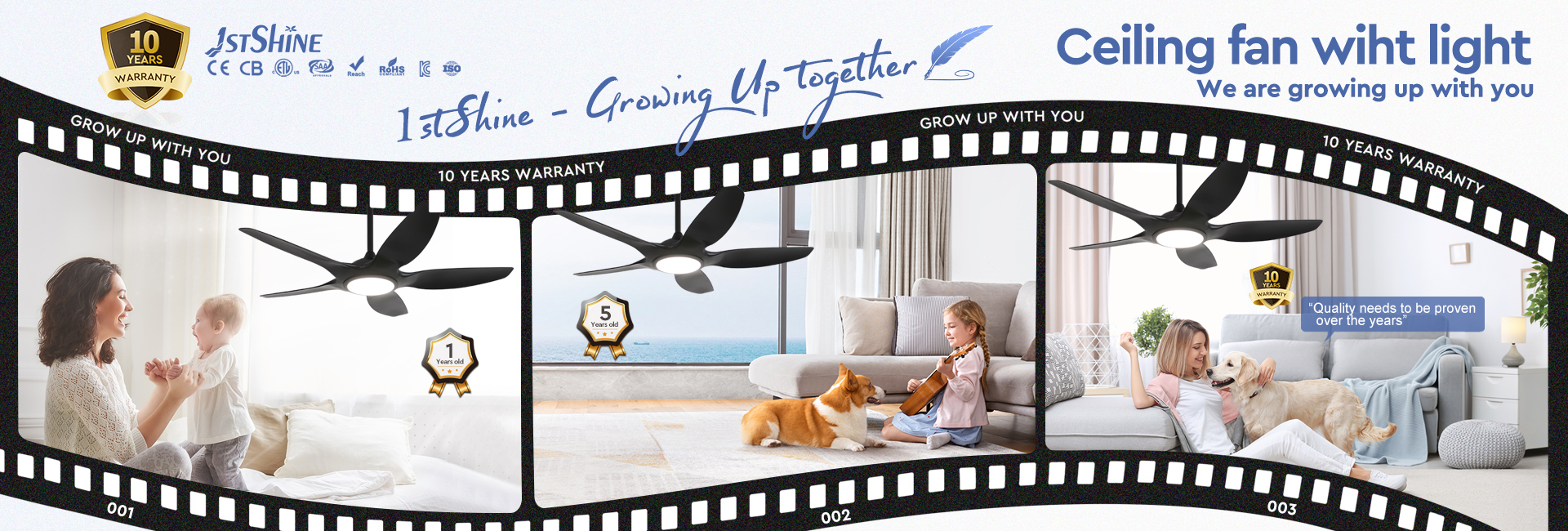 کیفیت پنکه سقفی LED از راه دور کارخانه