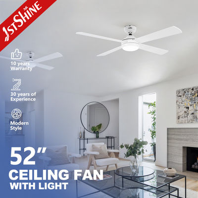 کیفیت  Dc Motor 6 Speeds Remote Control White Ceiling Fan With 4 MDF Blades کارخانه