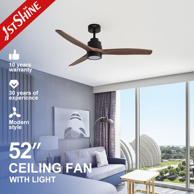 قیمت خوب پنکه سقفی LED ریموت دار با تیغه ABS طرح چوب و موتور DC کم صدا آنلاین