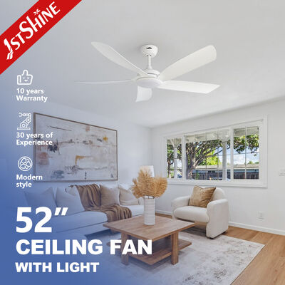 کیفیت 52 Inch Modern Ceiling Fan with Light Featuring Silent DC Motor and 5 ABS Blades for Ultra-Slim Design کارخانه