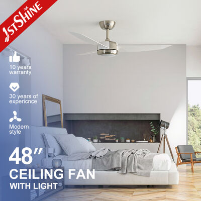 کیفیت پنکه سقفی بی‌صدا 48 اینچی با تیغه ABS، چراغ LED و کنترل از راه دور برای اتاق خواب و اتاق نشیمن کارخانه