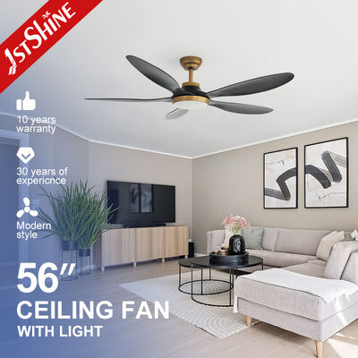 کیفیت پنکه سقفی مدرن پلاستیکی 56 اینچی با موتور DC و چراغ LED کم مصرف کارخانه